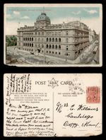 DR WHO 1906 AUSTRALIA SYDNEY BRIDGE STREET POSTCARD w31746