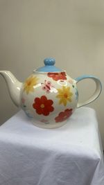 Vintage Large Whittards Of Chelsea Hand Painted Teapot