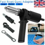 Rivet Nut Gun Adaptor for Cordless Drill Electric Riveting Riveter Insert Tool