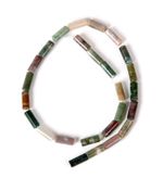 String of Multi Coloured Long Jade Beads for Jewellery Making (T21AS)