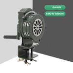 Manual Operated Air Raid Siren 110dB Loud Metal Hand Crank Siren Alarm Portable
