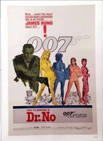 James Bond 007 Dr No Vintage Poster A2 Size 1962 Film Memorabilia