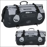 Oxford AQUA T-50 Waterproof Motorcycle Motorbike 50 Litre Roll Bag - Grey Black