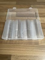 Coin Capsules For 1oz Silver Britannia Coins x60 In Box . 40mm Rimless 