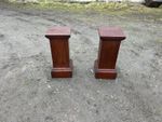 Pair of Victorian Plant Stands  / Vintage Plant Stands / Bust Stands