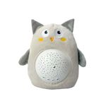 Kyoot 3 in 1 White Noise Machine, 10 Soothing Sounds, Night Light & Grey Owl Toy