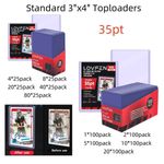 100/200/500/1000/2000CT 3"x4" Toploaders For 35pt Standard Trading Sports Cards
