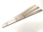HAMMER A3 31  - Set of 3 Reversible Planer Cutters  x 18.6 x 1 -Made in GERMANY