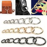 Spring Gate O Ring Openable Key Bag Belt Strap Buckle Pendant Clip Trigger Snap