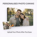 Photo to Canvas Print Personalised Custom Picture Framed Wall Art UK Birthday