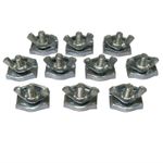 Electric Fence Rope Connectors with Wingnuts X10 3MM - 4MM (Poly Fencing Joint)