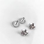 7 Piece Helmet Visor Screws Aluminum ABS Black Silver Motocross helmet