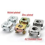 A2 Stainless Steel Cage Nuts Server Rack Mount Cabinet PC Fixing M4 M5 M6 M8 M10