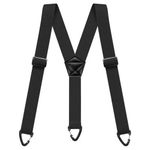 Heavy Duty Elastic Suspenders for Men Trouser Pants Braces Strap Work Belt UK.