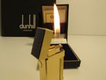 Dunhill Rollagas Lighter Lapis Lazuli Gemstone Lid Boxed - Mint Condition