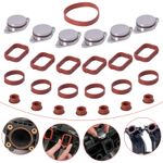 6X 33mm Swirl Flap Repair Kit Removal Blank Delete Plug For BMW M57 E60 X3 X5 X6