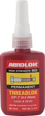 Abro TL-571 Red Threadlock 50ml Single