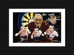 8X6 Mount JIM BOWEN Signed Autograph PHOTO Gift DARTS Ready To Frame BULLSEYE