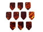 PENTAGON PLECTRUMS Bert Weedon style 10 Tortoiseshell Celluloid Picks 0.5mm