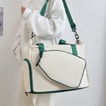 Tennis Racquet Bag Large Capacity Shoulder Bag Pickleball Racket Bag Handbag