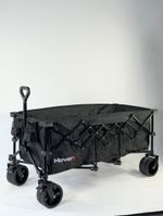 Used 300L Folding Camping Trolley, Festival Wagon, Garden Cart, Fishing, Beach