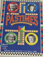 SIGNED THEATRE PROGRAMME " PASTIMES" 1998 - WILLIAM GAUNT/ ROSEMARY LEACH ETC