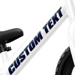 2x Personalised Name or Text Bike Frame Vinyl Decal Stickers for MTB BMX Bicycle