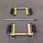 2x SELF JACKING SKATES RECOVERY FOLDING RECOVERY DOLLY WHEEL LOADER