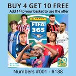 FIFA 365 Official Sticker Collection 2026 PANINI - #001 - #188
