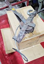 Vintage Come Along Steel Metal Winch Hand Cable Puller Hoist Lift with 1 Hook