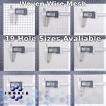 Inoxia Stainless Steel, Woven Wire Mesh Panel - Fine to Coarse Woven Screen 