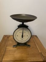 Antique Salter Kitchen Household Scales No.46 Made In England In Green