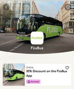 20% OFF On Flix Bus