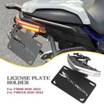 Rear Tail Stock License Plate Holder Bracket LED For BMW F900R F900XR 2020-2024