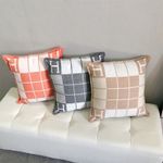 Home Wool Cashmere Sofa Bed Pillow Cushion Cover Throw Pillow Case Decor