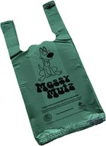 Messy Mutz Dog Poop Scoop Bags - BIODEGRADABLE / STRONG - LARGE / UNSCENTED