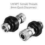Slide Check Quick Disconnect Valve 1/8 NPT For Paintball Airsoft Remote Line