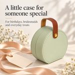 Travel Jewellery Box Ring Earring Necklace Storage Case Carry Handle 3 Colours