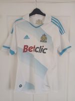 Olympique Marseille Football Shirt S White Home Kit 2011 2012 Adidas Clima Cool