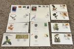 WORLDWIDE BIRDS COVERS LOT 12 DIFFERENT COVERS FROM SURINAME NORFOLK AUSTRIA US