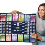 Football World Cup 2026 Poster Tournament Fixture Wall Chart Free A4 Flag Poster