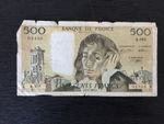 France 500 Francs Banknote 1991 Old Collectible Foreign Collectible Paper Money