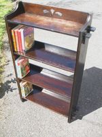 Antique oak bookcase, Arts & Crafts, fast economy delivery