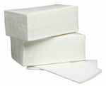 Luxury Airlaid Napkins Box of 500 White Linen Feel Disposable 8 Fold 40cm