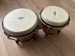LP CP Large Bongos Natural Wood - Used in Good Condition