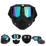 1xDust Face Shield Safety Protective Glasses Chemical Respirator Gas MaskGoggles