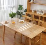 Clear 1.5mm Table Protector Cover for Dining Room 90X180cm Odorless PVC RRP £50