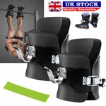 Anti Gravity Inversion Boots Hanging Pull Up Boots for Abdominal Sit Up (Black)