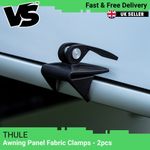 THULE FABRIC CLAMPS AWNING CANOPY TENSIONING RAFTER SECURING PANEL CLIPS PAIR