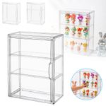 Acrylic Display Case for Collectibles 3 Tier Figure Display Case Display Cabinet